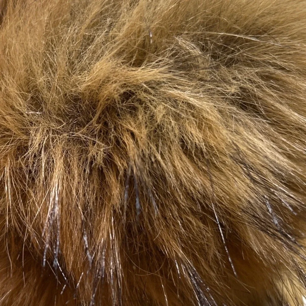 Faux Fur‎ Earmuffs Black Faux Leather Headband Winter Accessories